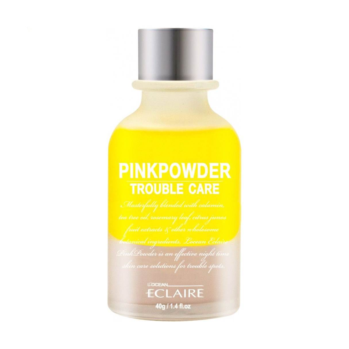 Рожева пудра для обличчя L'OCEAN Pink Powder, 40 г